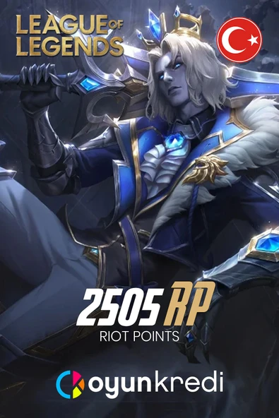 League Of Legends 2505 Rp TR ürün görseli 1