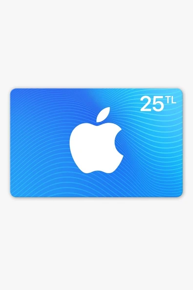 25 TL Tutarında App Store & iTunes Hediye Kartı ürün görseli 1