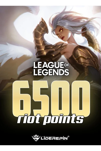 League of Legends 6500 RP TR ürün görseli 1