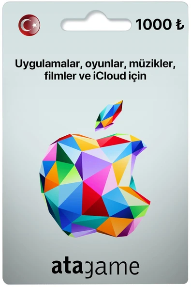 App Store & iTunes Hediye Kartı 1000 TL ürün görseli 1