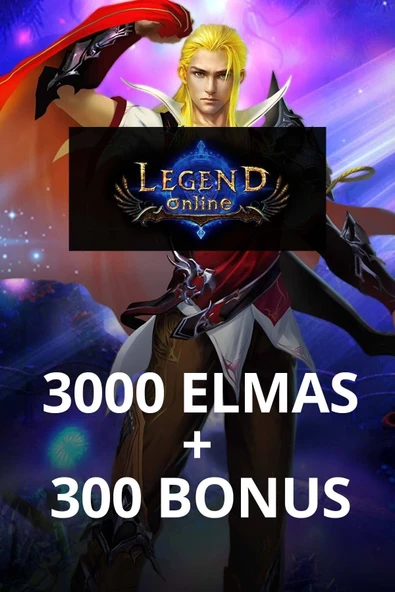Legend Online 3000 Elmas+ 300 Bonus ürün görseli 1