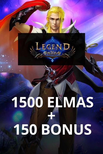 Legend Online 1500 Elmas+ 150 Bonus ürün görseli 1