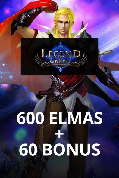 Legend Online 600 Elmas+ 60 Bonus ürün görseli 1