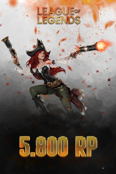 League Of Legends 5800 Rp TR ürün görseli 1