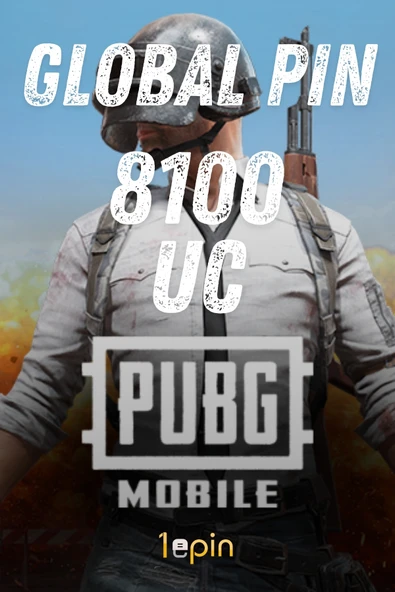 Pubg Mobile 8100 Uc Global Pin ürün görseli 1