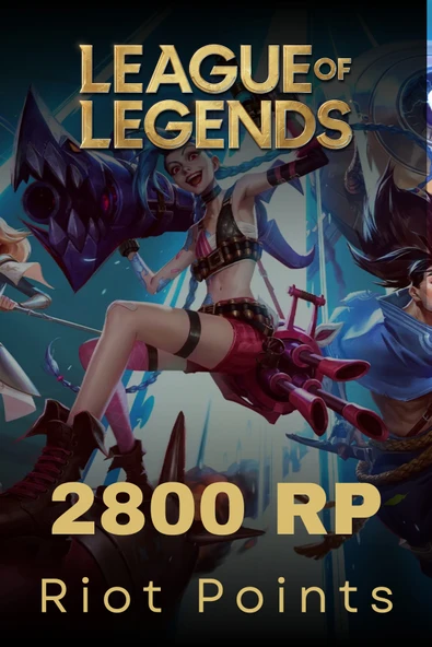 League Of Legends 2800 Rp Riot Points ürün görseli 1