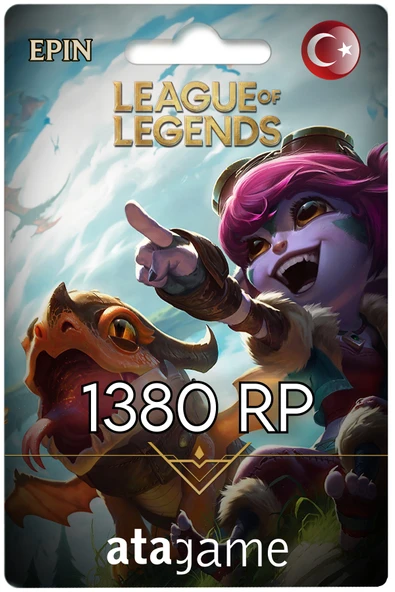 League of Legends 1380 RP TR ürün görseli 1