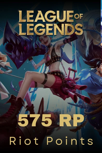 League Of Legends 575 Rp Riot Points ürün görseli 1