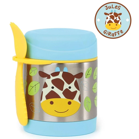 Skip Hop Zoo Paslanmaz Çelik Termos 325 Ml Zürafa ürün görseli 1