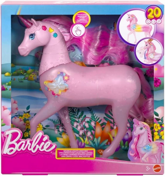 Barbie Sparkle Lıghts Unicorn JCP78 ürün görseli 1