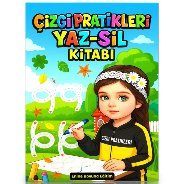 Çizgi Pratikleri YAZ-SİL Kitabı (2-6 Yaş) ürün görseli 1