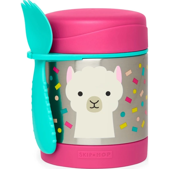 Skip Hop Zoo Paslanmaz Çelik Termos 325 Ml Lama ürün görseli 1