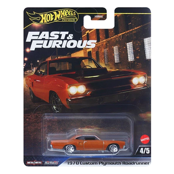 Hot Wheels Fast Furious 1970 Custom Plymouth Roadrunner HNW46 JBL87 ürün görseli 1
