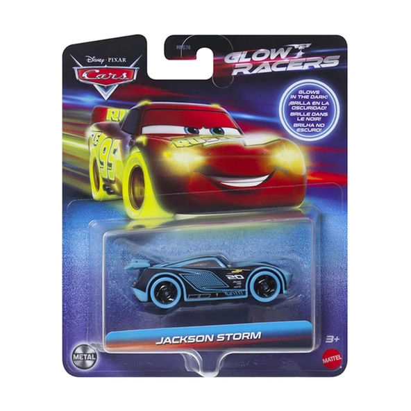 Disney Pixar Cars Glow Racers Jackson Storm HPG76 HPG82 ürün görseli 1
