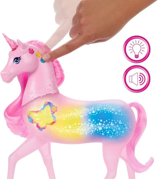 Barbie Sparkle Lıghts Unicorn JCP78 - Resim 4