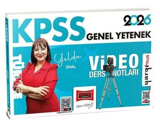 Yargı 2026 KPSS Türkçe Video Ders Notları - Yelda Ünal Yargı Yayınları ürün görseli 1