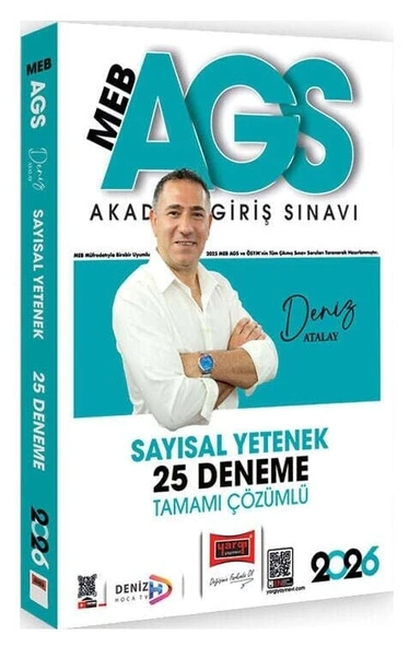 Yargı 2026 MEB-AGS Sayısal Yetenek 25 Deneme Çözümlü ürün görseli 1