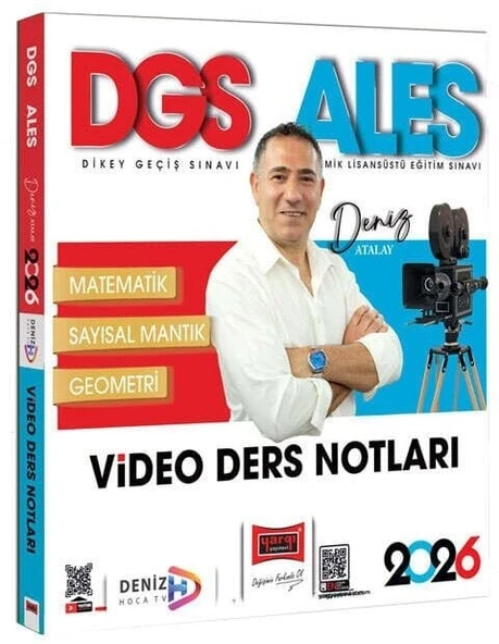 Yargı 2026 DGS ALES Matematik Sayısal Mantık Geometri Video Ders Notları ürün görseli 1