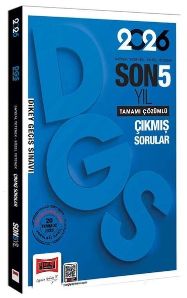 Yargı 2026 DGS Çıkmış Sorular Son 5 Yıl Çözümlü Yargı Yayınları ürün görseli 1