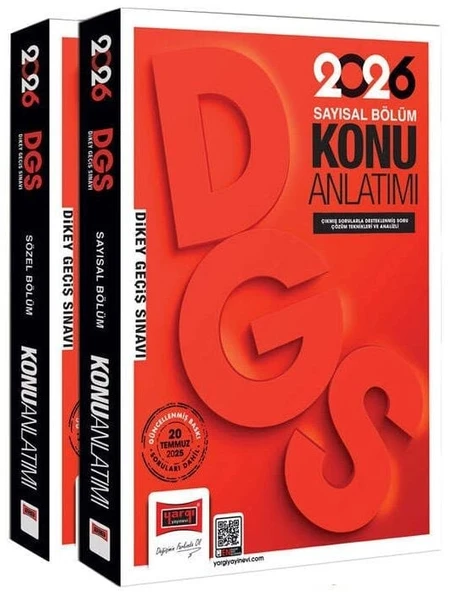 Yargı 2026 DGS Sayısal-Sözel Yetenek Konu Anlatımı Modüler Set 2 Cilt Yargı Yayınları ürün görseli 1