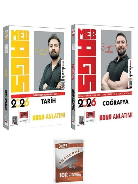 Yargı + Anla Kazan 2026 MEB-AGS Tarih + Türkiye Coğrafyası Konu 2 li Set Yargı Yayınları ürün görseli 1