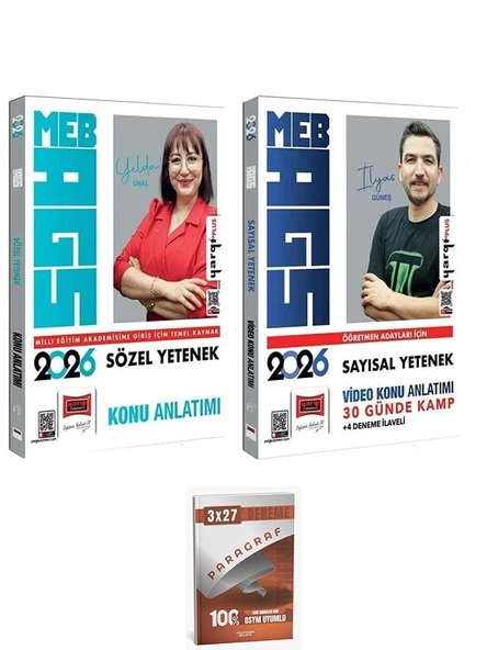 Yargı + Anla Kazan 2026 MEB-AGS Sözel + Sayısal Yetenek Konu 2 li Set Yargı Yayınları ürün görseli 1