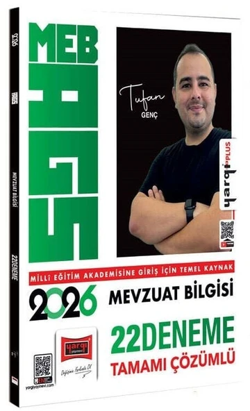 Yargı 2026 MEB-AGS Mevzuat Bilgisi 22 Deneme Çözümlü - Tufan Genç Yargı Yayınları ürün görseli 1