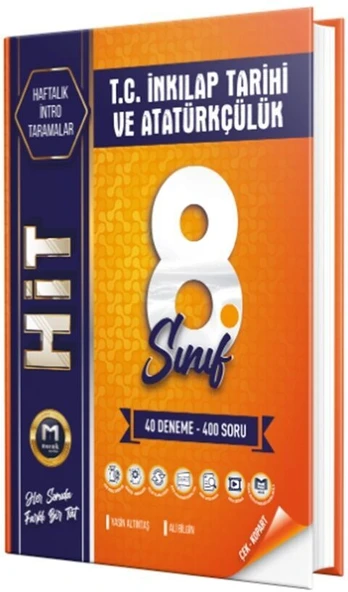 8. Sınıf T. C. İnkılap Tarihi ve Atatürkçülük İntro Hıt 40 Deneme Mozaik Yayınları ürün görseli 1