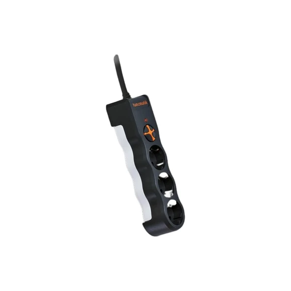 Tunçmatik Powersurge 3-Surge Protection Plug - 1050 Joule Black With Cable TSK19010 ürün görseli 1