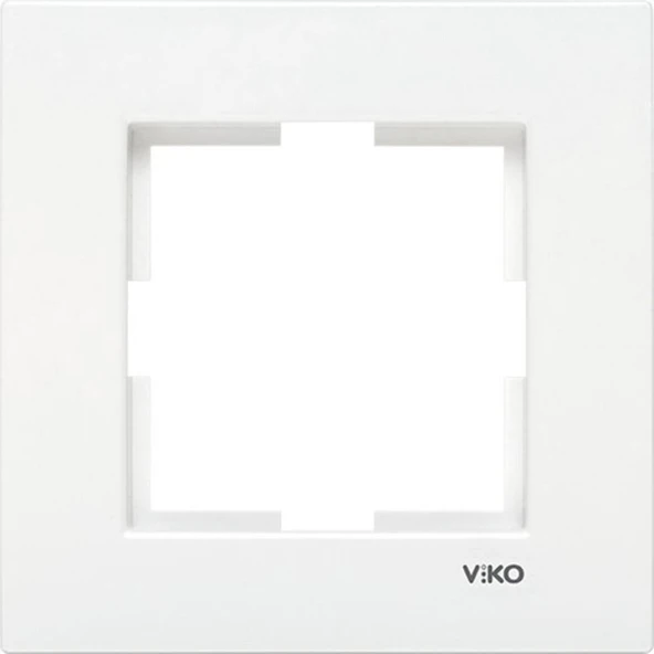 Viko Karre Beyaz Tekli Çerçeve (6ADET) Viko ürün görseli 1