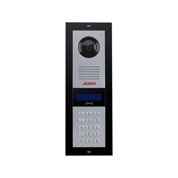 AUDIO 003003 Mekanik Butonlu 2X16 LCD Kart Okuyuculu Zil Paneli ürün görseli 1