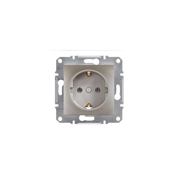 Schneider EPH2900169 Asfora Bronz Topraklı Priz ürün görseli 1