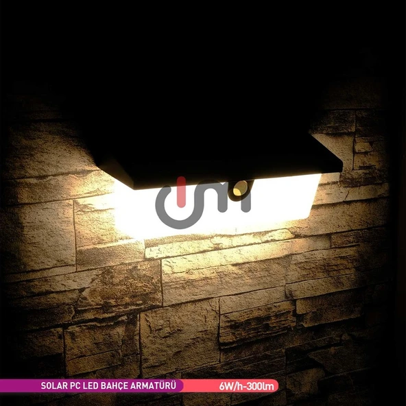 Ack Sensörlü Güneş Enerjili LED Bahçe Armatürü, Duvar Aydınlatması 4 Mod/'lu Kullanım ürün görseli 1