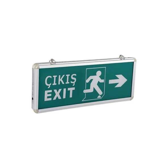 Cata CT-9170 Sağ+Sol Çıkış Exit Levhası Şarjlı Ledli - Resim 2