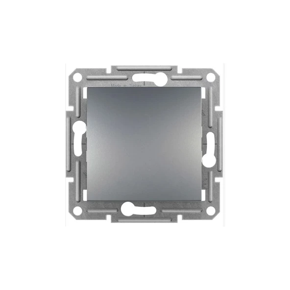 Schneider Electric Schneider Asfora Çelik Anahtar, Çerçevesiz, EPH0100162 ürün görseli 1