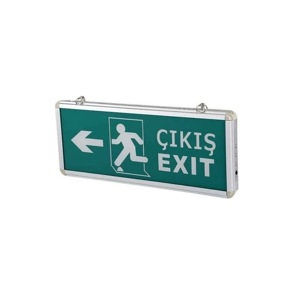 Cata CT-9170 Sağ+Sol Çıkış Exit Levhası Şarjlı Ledli - Resim 3