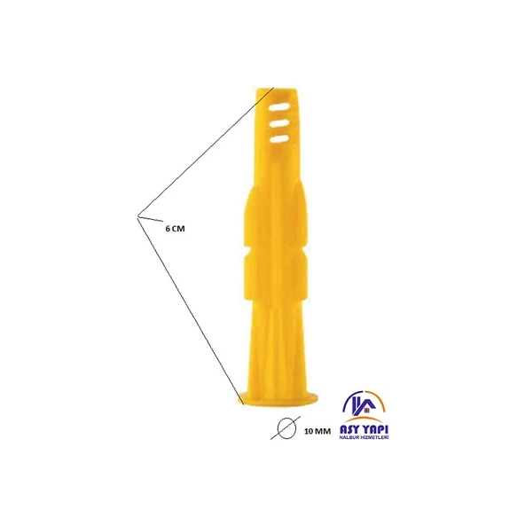 Made Asy Yapı 10 mm Roket Dübel 50 Adet ürün görseli 1