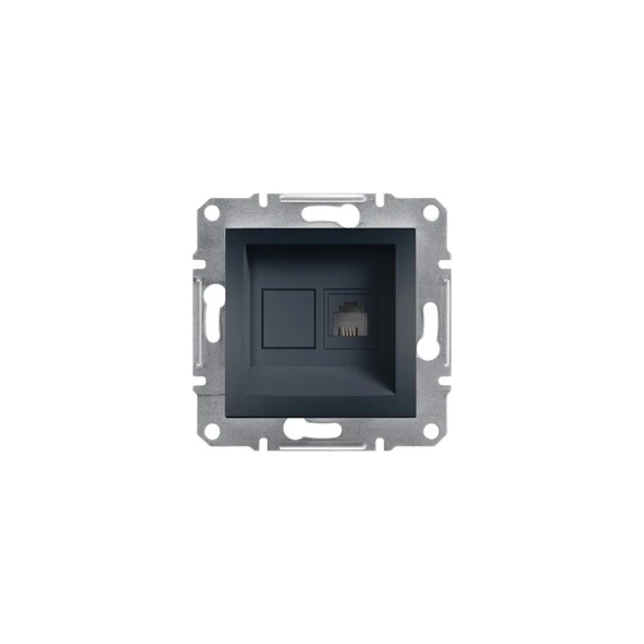 Schneider Electric Asfora Plus 1*RJ11 Antrasit ürün görseli 1