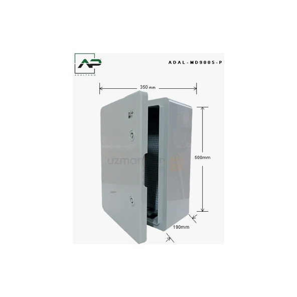Uzm Light Adal Abs Pano Opal Kapak 300 x 400 x 170 mm Plastik Tabanlı ürün görseli 1