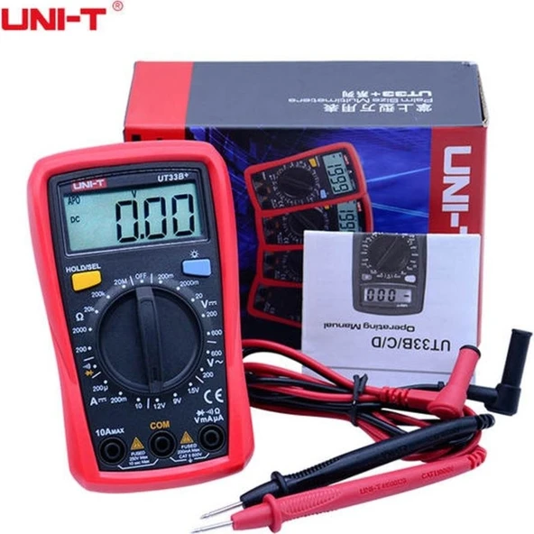 Uni-T UT33D+ Dijital Multimetre Ölçü Aleti - Resim 5