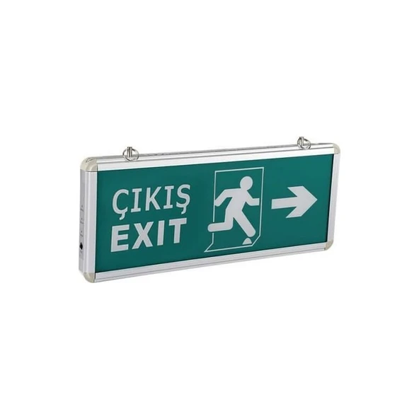 Cata CT-9170 Sağ+Sol Çıkış Exit Levhası Şarjlı Ledli - Resim 4