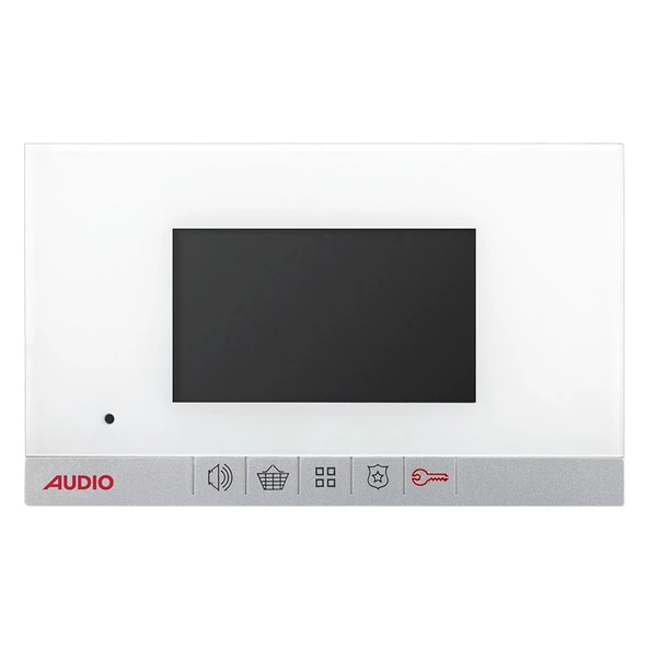 AUDIO 4.3'' Görüntülü Diafon Bus Plus Beyaz Renk ( Mekanik Butonlu 001180 ) ürün görseli 1