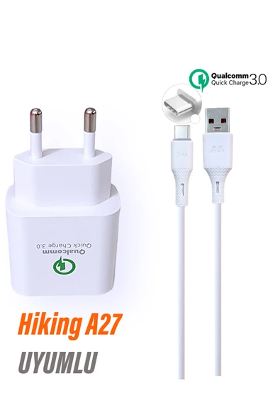 EXENAR Hiking A27 Uyumlu Şarj Aleti ve Kablosu ürün görseli 1