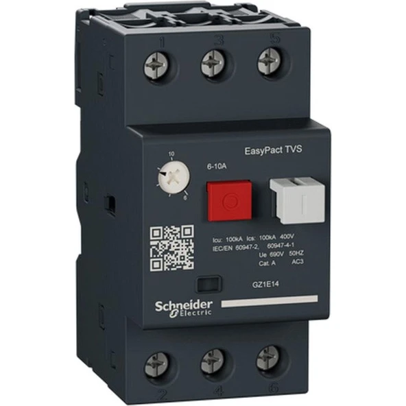 Schneider Gz1E14 Motor Koruma Şalteri 6-10A ürün görseli 1