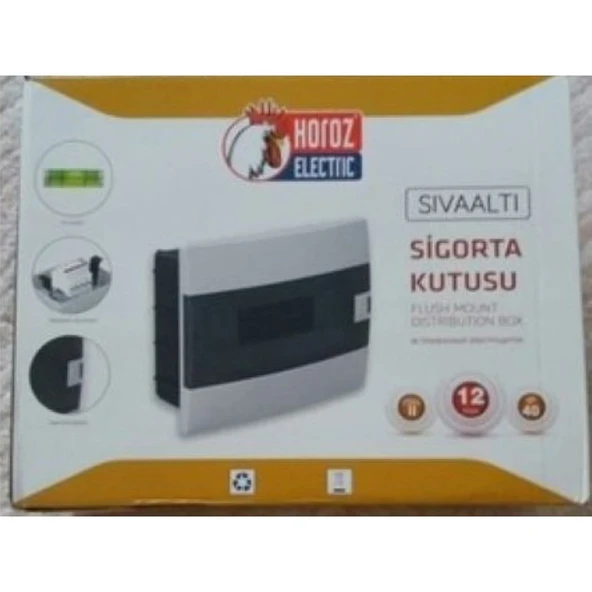Horoz Elektrik Horoz 5 Adet 12Lİ Sıva Altı Sigorta Kutusu ürün görseli 1