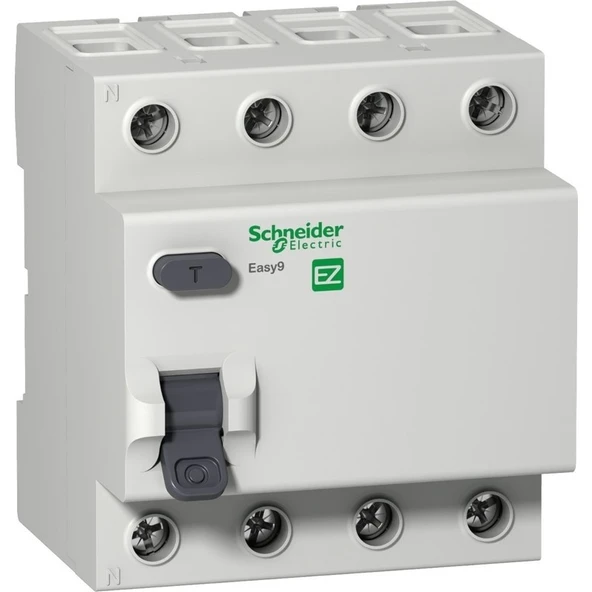 Schneider EZ9R05425 Schneider Kaçak Akım Koruma Rölesi - 25 Amper, 4 Kutup , 30MA , Ac Sınıfı - Easy ürün görseli 1