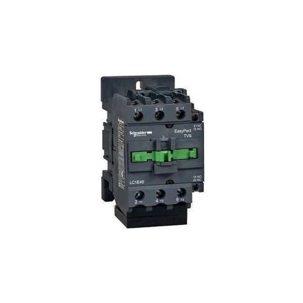 Schneider Electric LC1E40M5 40A 18,5kW Kontaktör 3P 220VAC ürün görseli 1