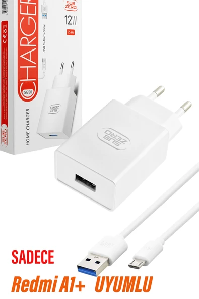 EXENAR Redmi A1+ Şarj Aleti Micro Usb 12W - Resim 2