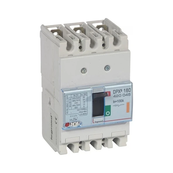 Legrand 420045 DPX³160 Tm 3p 100A 25KA Kompakt Şalter ürün görseli 1