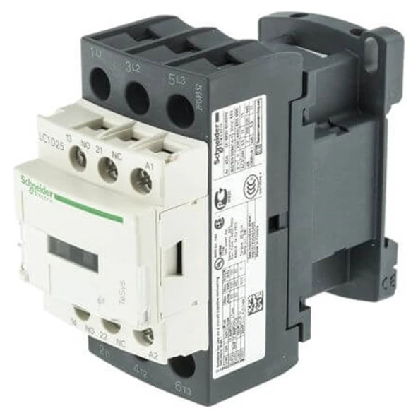 Schneider Electric Lc1D25M7 - D Serisi 11Kw 25A 220V Ac Kontaktör ürün görseli 1